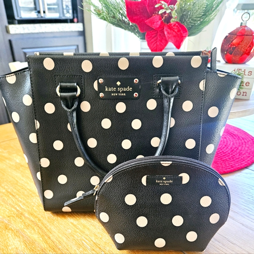 Black Kate Spade Purse Set